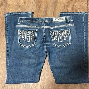 Rock & Roll Cowgirl riding jean